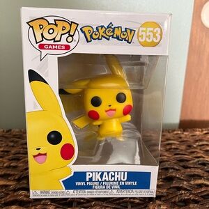 Funko Pop! Games Pokémon Pikachu Vinyl Figure - Yellow and Red